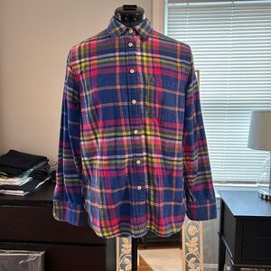 J. Crew Multicolor Plaid Shirt